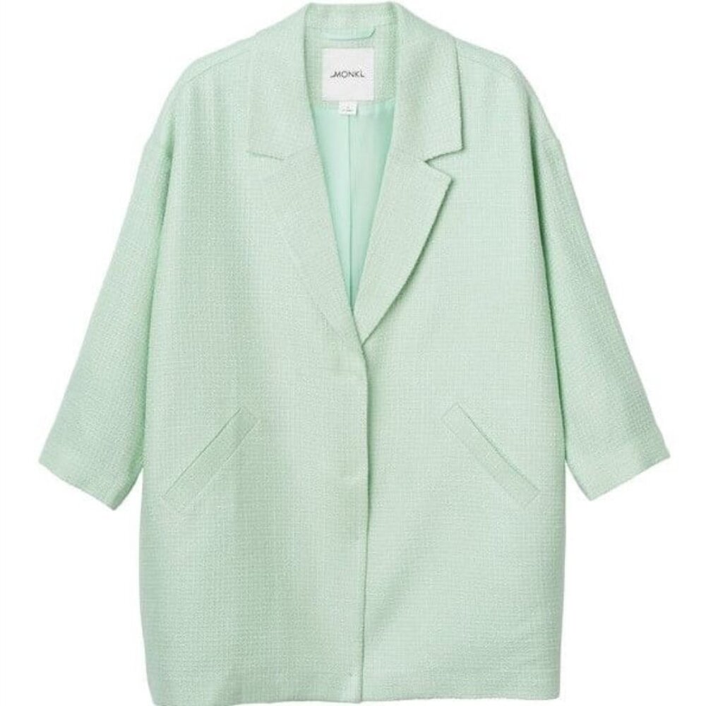 Monki Mint Coat/Jacket Size XXS